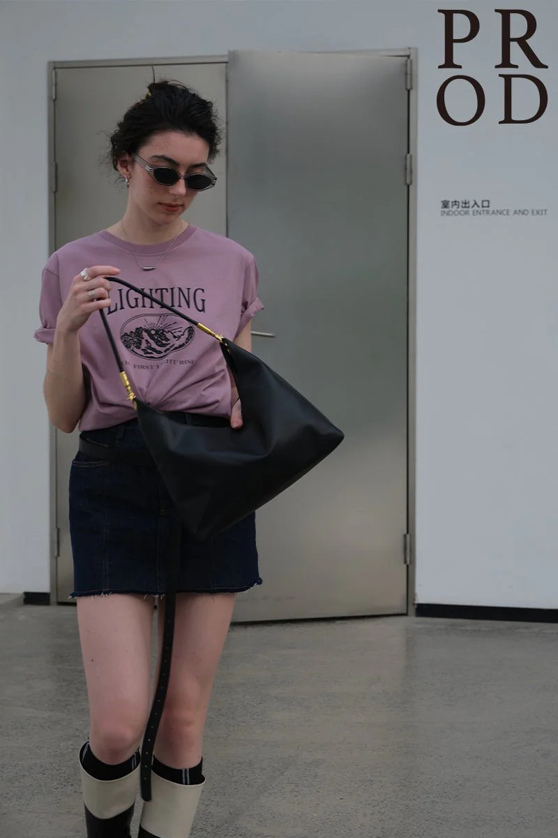 1948-lighting-basic-short-sleeve-t-shirt-mauve-5.webp Lighting Basic Short Sleeve T-Shirt / Mauve