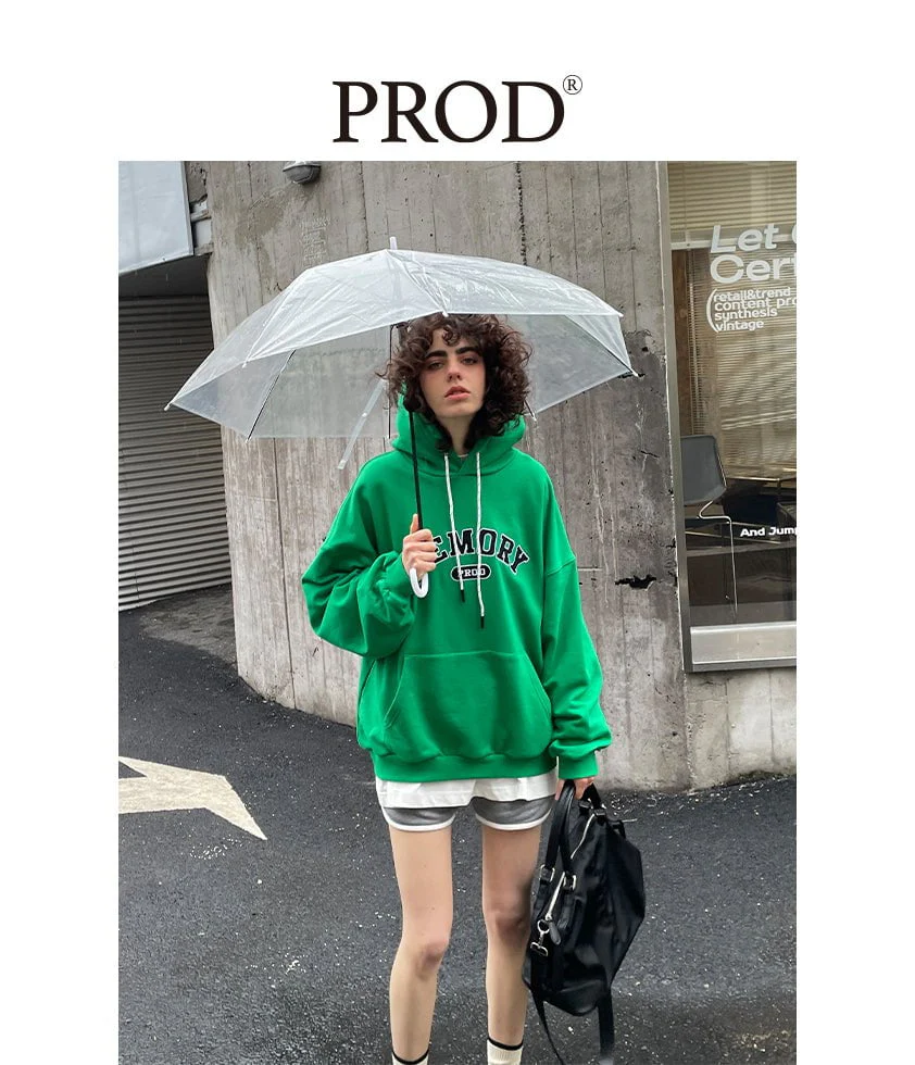 2010-loose-fit-memory-letters-embroidered-hoodie-green-3.webp Loose Fit Memory Letters Embroidered Hoodie / Green