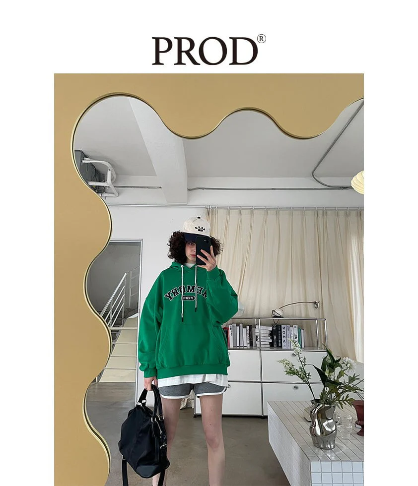2010-loose-fit-memory-letters-embroidered-hoodie-green-5.webp Loose Fit Memory Letters Embroidered Hoodie / Green
