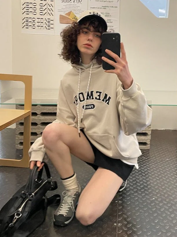 2018-loose-fit-memory-letters-embroidered-hoodie-beige-1.webp Loose Fit Memory Letters Embroidered Hoodie / Beige