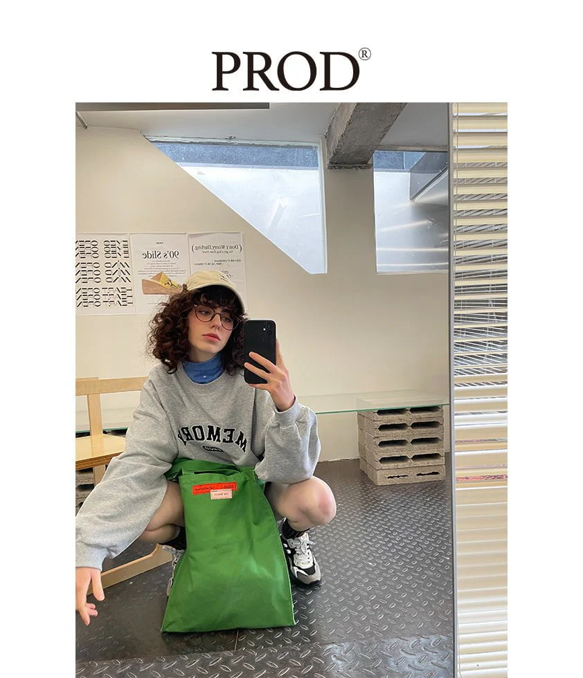 2093-loose-fit-memory-letters-embroidered-crewneck-sweatshirt-melange-grey-6.webp Loose Fit Memory Letters Embroidered Crewneck Sweatshirt / Melange Grey