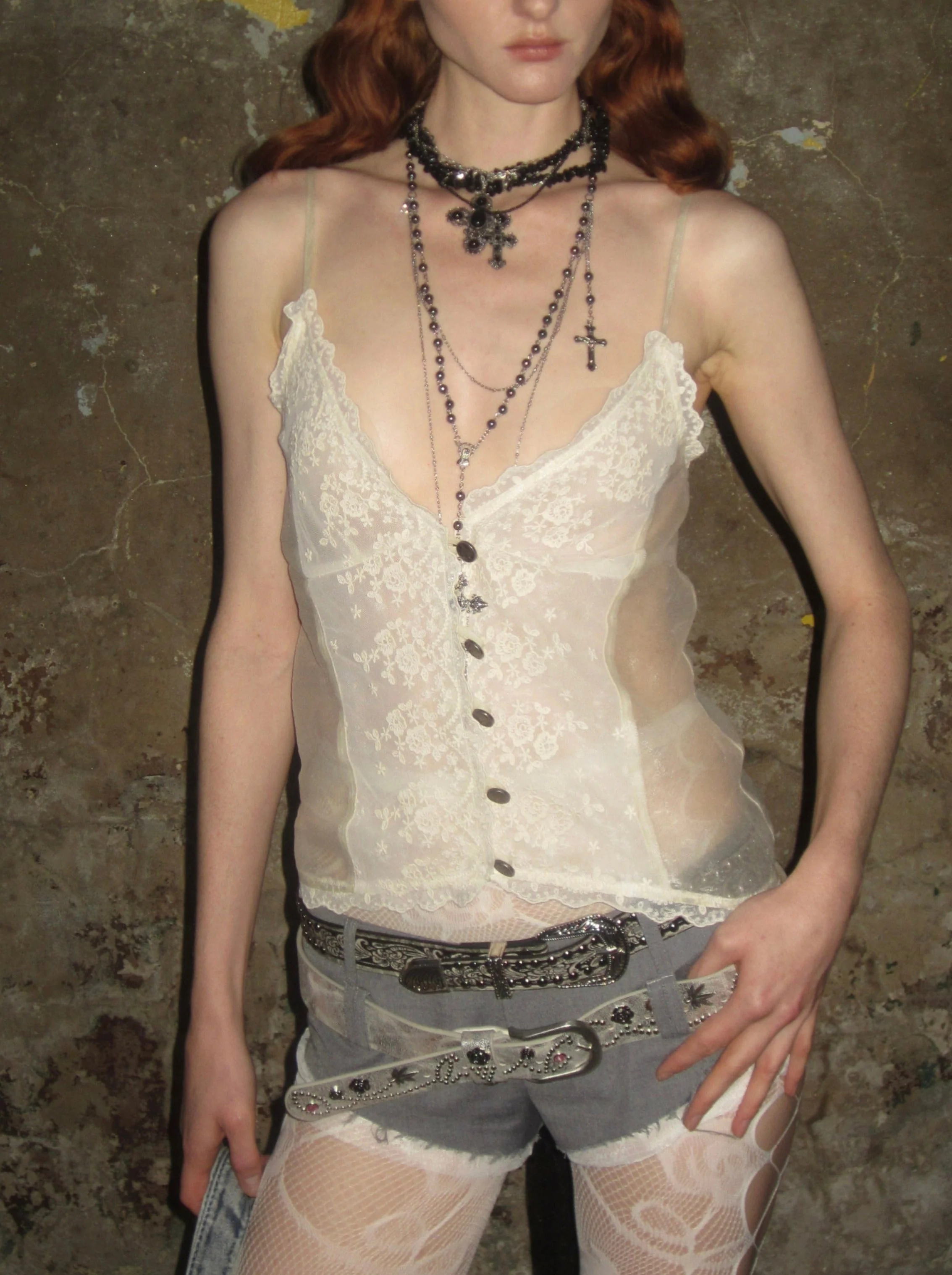 281-lace-buttoned-camisole-top-white-1.webp Lace buttoned camisole top /White
