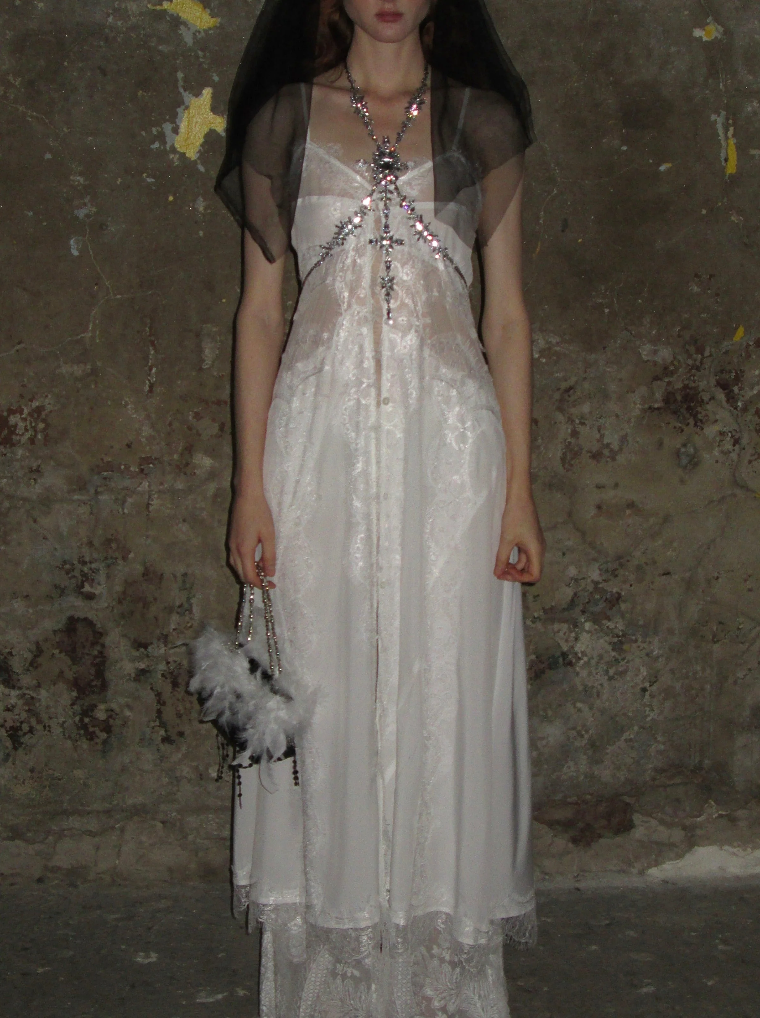 330-convertible-lace-camisole-dress-white-1.webp Convertible Lace Camisole Dress /White